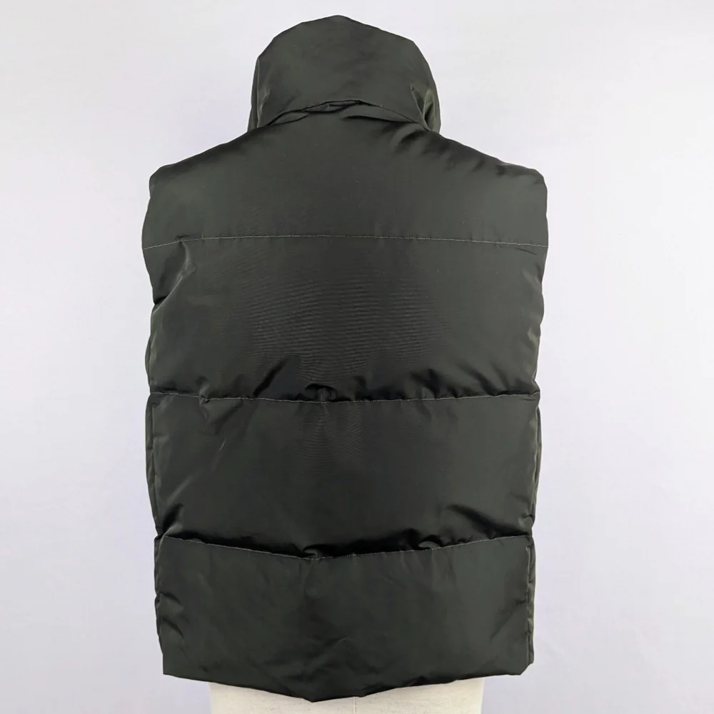 Theory Shell Down Vest Renew Poly 2 Down Feather Blend Fill Dark Rosemary M NWT
